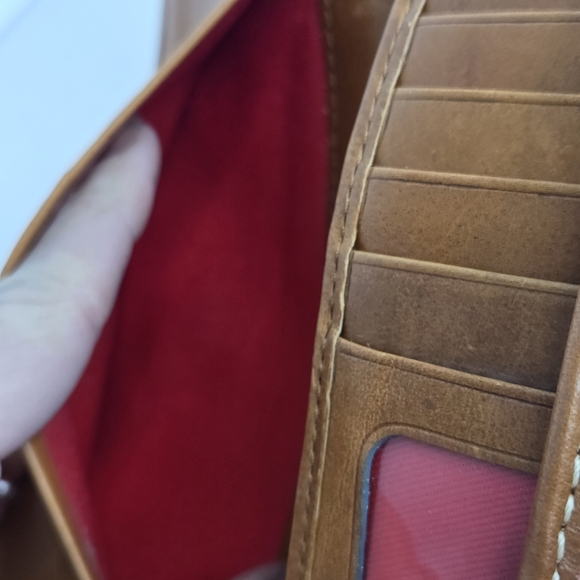 Rare Dooney & Bourke RedGingham Continental Clutch Wallet Coated Canvas - Picture 13 of 16